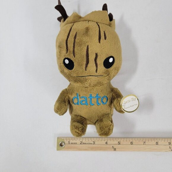 Datto GROOT Plush Stuffed Animal tree Brown Curto Toy with tags attached 10" - Picture 6 of 6